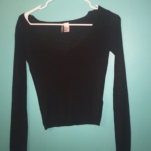 New long sleeve crop top