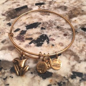 Alex and Ani Calla Lily Bracelet Russian Gold
