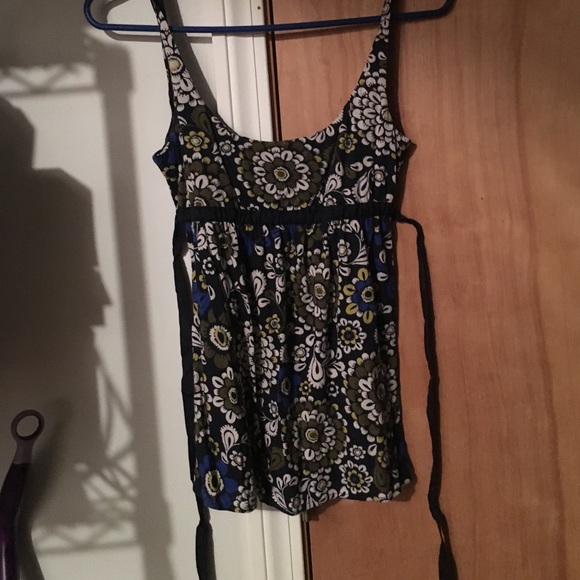 Floral printed tank top