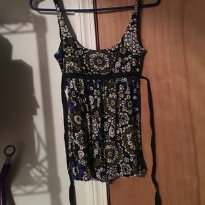 Floral printed tank top