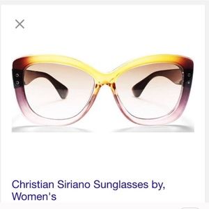 2 pairs sunglasses Christian Siriano