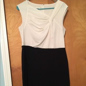 Black and white professional dress