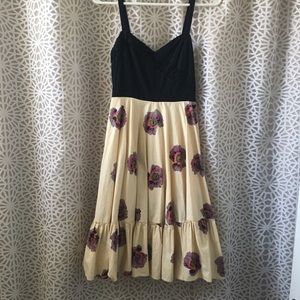 Anthro Flare Dress