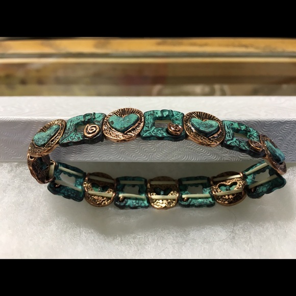 Copper stretch bracelet - Picture 2 of 4