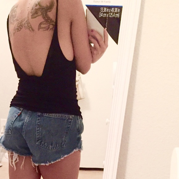 Strappy ZARA tank w/ LOW CUT back