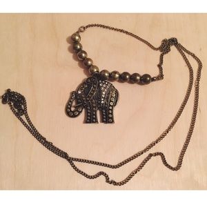 ♡Elephant necklace!♡