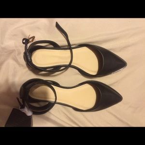 Forever 21 pointed toe strappy flats