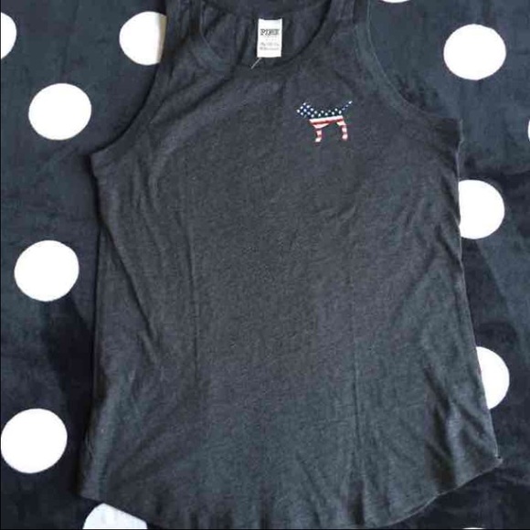 PINK AMERICANA BLING RINGER TANK
