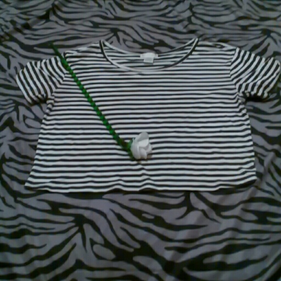 Striped Crop Top