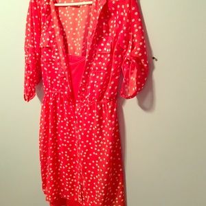 Pink Polka Dot Dress