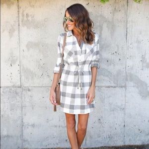 VICI PLAID DRESS