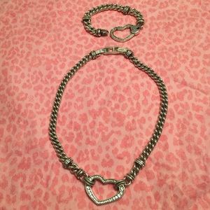 Brighton Heart Necklace and Bracelet Set
