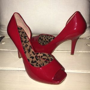 Red Jessica Simpson High Heels