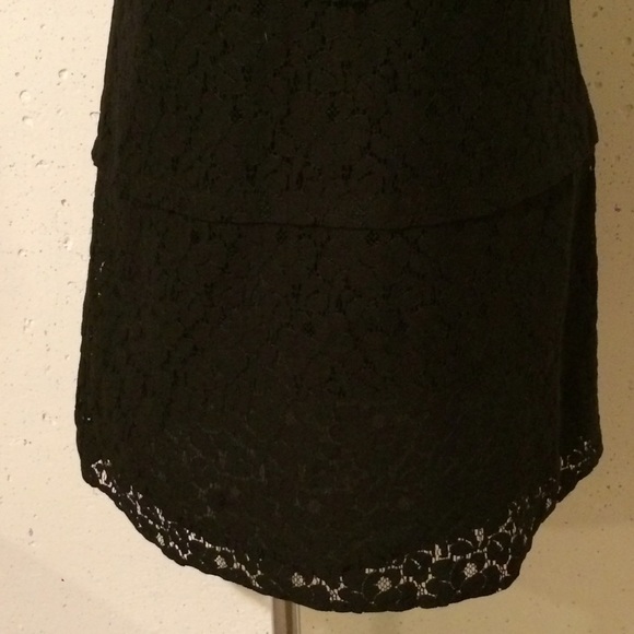 New! Sanctuary Black Lace Drop Waist Dress SZ S - Picture 4 of 4