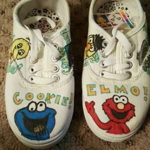 Sesame Street hand-designed sneakers