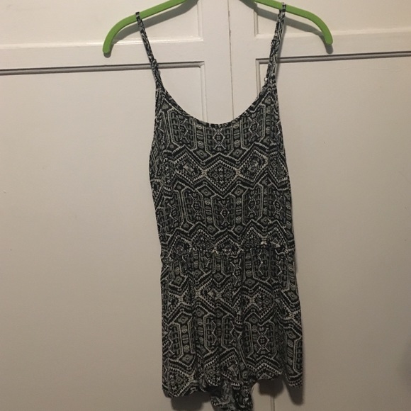 Forever 21 Printed Romper