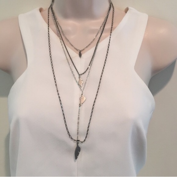 NWT Free People waterfall tier necklace - Picture 3 of 4