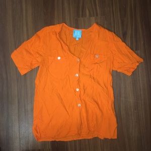 Orange light blouse!