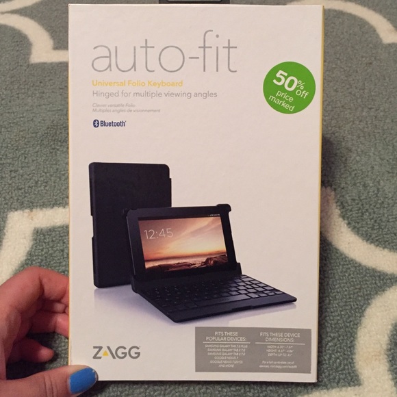 Zagg Auto-Fit Universal Folio Keyboard