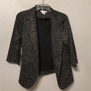 Print blazer