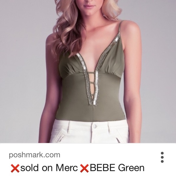 Embellished Slit Front Bodysuit