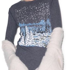Wildfox NWT cozy cabin thermal top