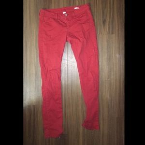 Arizona red skinny jeans!