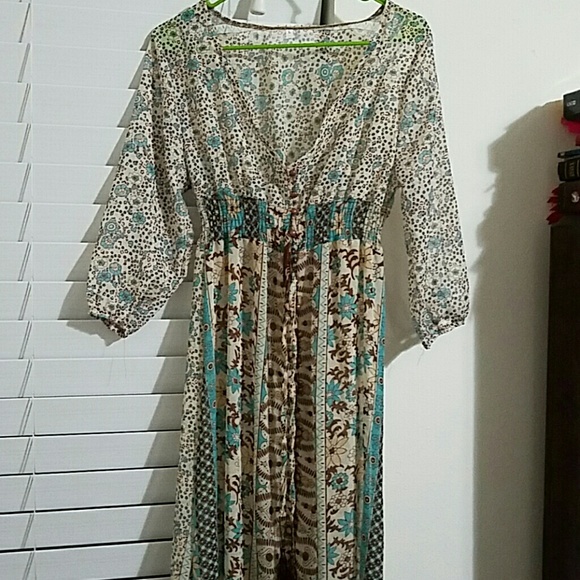 Transparent long cardigan/blouse