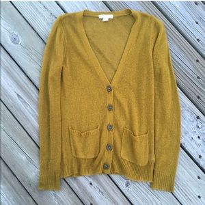 Mustard cardigan