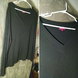 Cable V-Neck Sweater