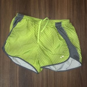 Neon running shorts!