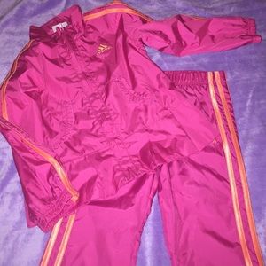 Girls adidas track suit
