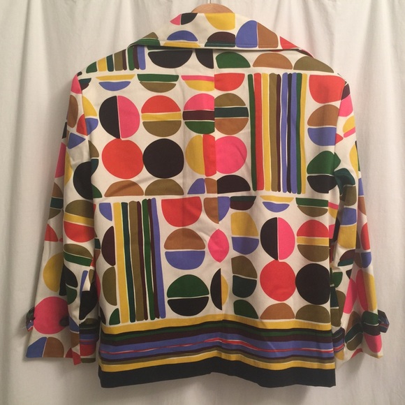 NWT Geometric Patterned Jacket - Picture 3 of 3