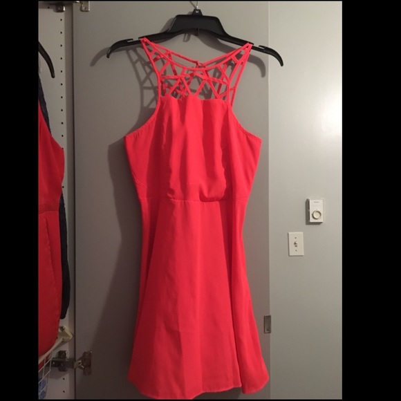 Hot pink American eagle dress