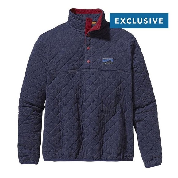Patagonia Men's diamond quilt snap t pullover