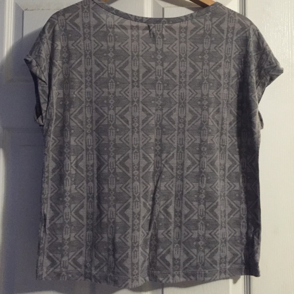 Grey Patterned TShirt - Picture 2 of 3