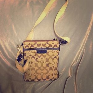 COACHSignature North/South Swingpack Crossbody Bag