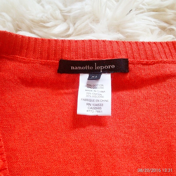 Orange cardigan - Picture 4 of 11