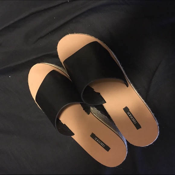 Flatform espadrille sandal!