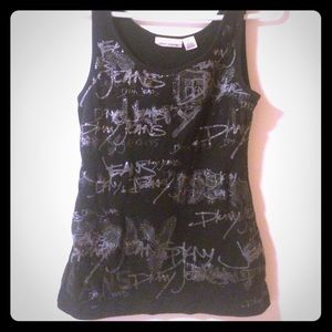 DKNY logo tank top