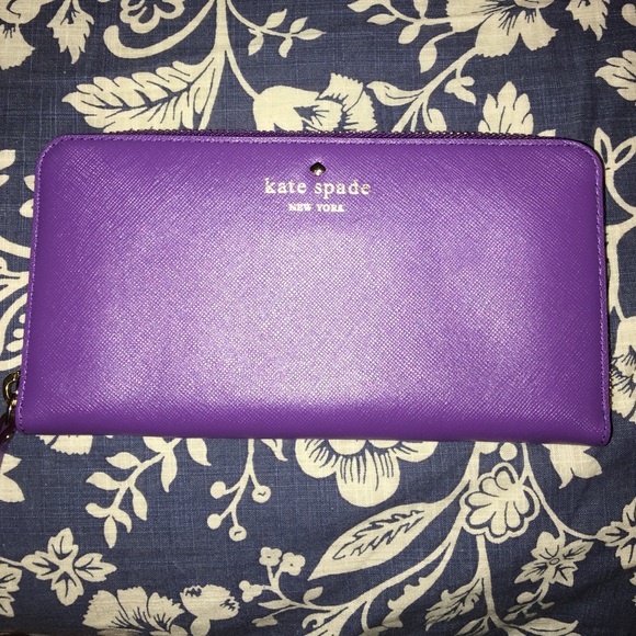 kate spade Handbags - Kate spade purple wallet