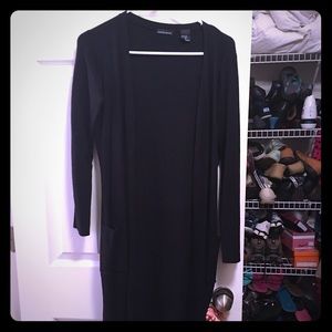 Long dress length sweater