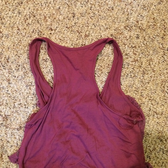 Purple Ruffled Top - Picture 2 of 2