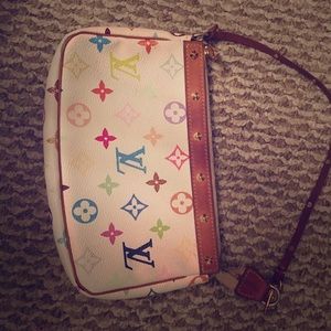 Authentic Louis Vuitton multicolor pochette