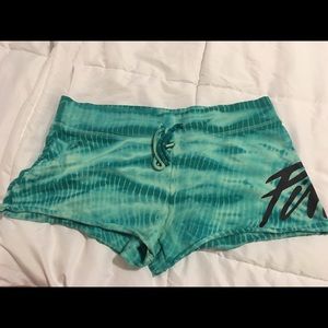 VS Pink tie dye shorts