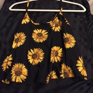 Sunflower crop top.