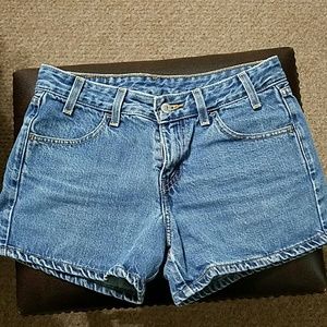 Denim shorts