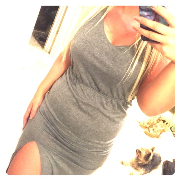 Cute gray summer dress