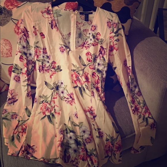 Cute floral romper