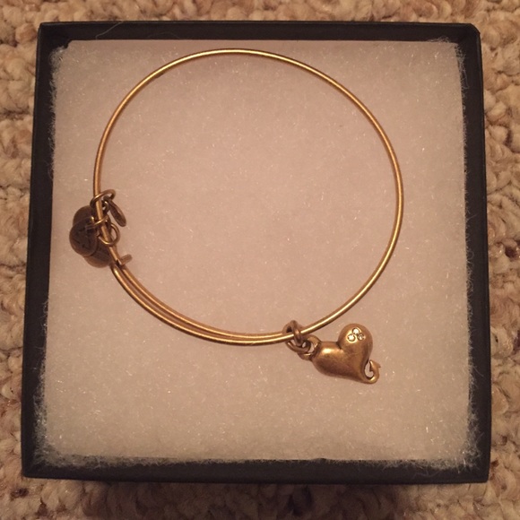 Alex and Ani heart bangle